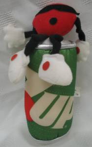 Advertising Collectibles - 7 Up Spot Plush with 7-Up Can
