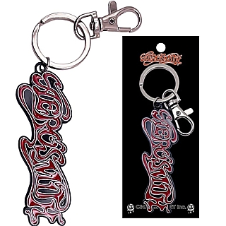 Rock and Roll Collectibles - Aerosmith Logo Enameled Metal Keychain Keyring