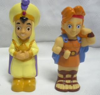 Disney Movie Collectibles - Alladin and Hercules Vinyl Figures
