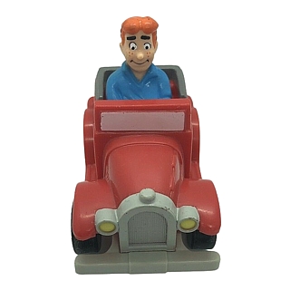Archies Comics Collectibles - Archie in Pull-Back Racer Car - 1991 Burger King