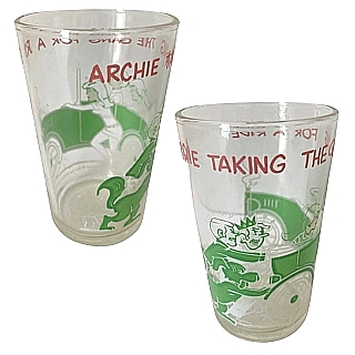 Archie Comic Collectibles - Archies Gang Welch's Glass Archie Taking The Gang For A Ride