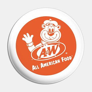 Advertising Icon Collectibles - A&W Bear Pinback Button