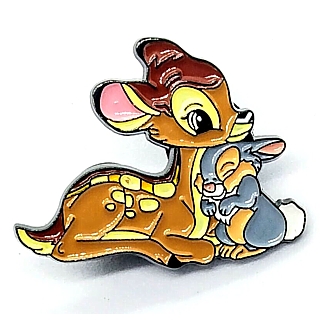 Disney Movie Classic Collectibles Bambi and Thumper Enamel Pin Tie Tack