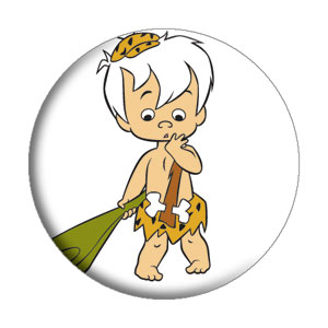 Flintstones Collectibles - BamBam Pinback Button