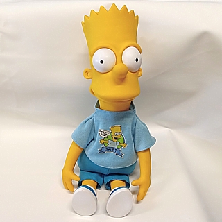 The Simpsons Collectibles - Bart Simpson Cloth Doll with Vinyl Head