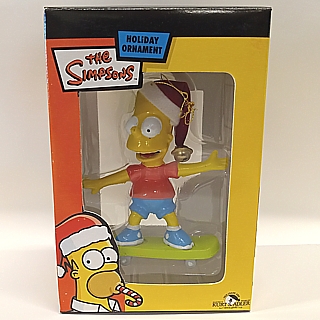 The Simpsons Collectibles - Bart Simpson Skateboard Holiday XMas Ornaments