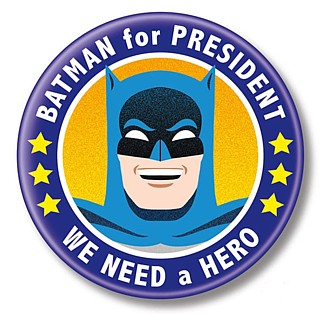 Batman for President Pinback Button