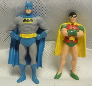 Batman and Robin PVC Figures
