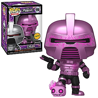 Sci-Fi Television Character Collectibles - Battlestar Galactica Funko Fusion Cylon POP! Games Vinyl Figure 998 CHASE VARIANT by Funko