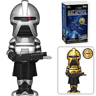 Sci-Fi Television Character Collectibles - Battlestar Galactica Cylon Commander Blockbuster Rewind Vinyl Figure by Funko