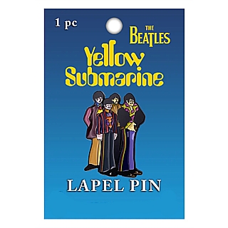 Classic Rock Collectibles - The Beatles Yellow Submarine Group Enamel Lapel Pin or Tie Tack