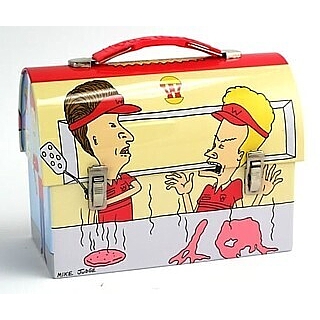 MTV's Beavis and Butt-head Collectibles - Beavis and Butt-head Burger World Metal Dome Lunch box