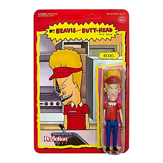 MTV's Beavis and Butthead Collectibles - Beavis Burger World ReAction Action Figure