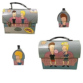 MTV's Beavis and Butt-head Collectibles - Beavis and Butt-head Metal Dome Lunch box