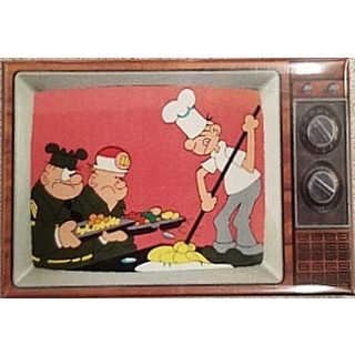 Comic Book Collectibles -Beetle Bailey Metal TV Magnet