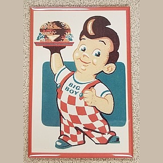 Food Collectibles - Big Boy Metal Magnet