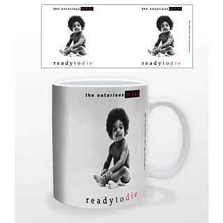 Rap Music Collectibles - Notorious BIG, Biggie Smalls Hip Hop Ready to Die Ceramic Mug