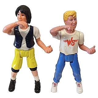 Movies from the 1990's Collectibles - Bill and Ted's Excellent Adventure Bill and Ted Action Figures