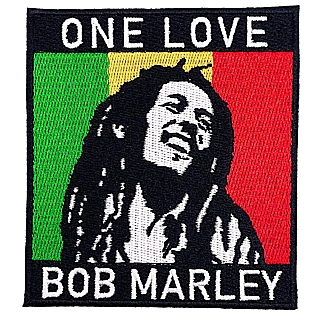 Reggae Collectibles - Bob Marley One Love Embroidered Patch