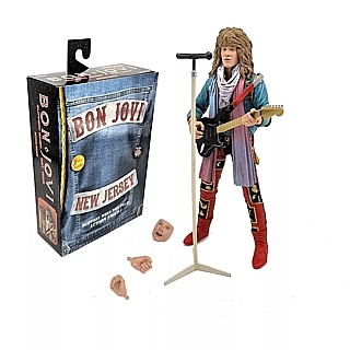 Hard Rock 1980's Music Collectibles - Jon Bon Jovi Slippery When Wet Action Figure by NECA