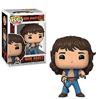 Rock and Roll Collectibles - AC/DC Heavy Metal Bon Scott POP! Rocks Vinyl Figure 339