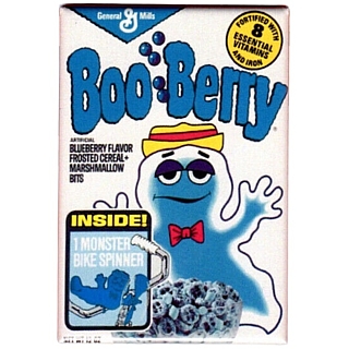 Advertising Collectibles - General Mills Monster Cereals Boo Berry Cereal Box Metal Magnet