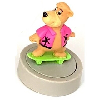 Hanna Barbera Collectibles - Boo-Boo Bear Skateboard Glider Figure