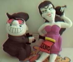 Rocky & Bullwinkle Collectibles- Boris & Natasha Beanies and Plush Characters
