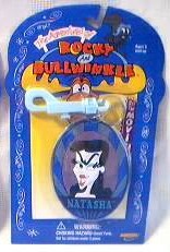 Rocky & Bullwinkle Collectibles - Boris and Natasha Keychains