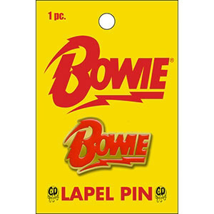 Rock and Roll Collectibles - David Bowie Logo Enamel Lapel Pin Tie Tack