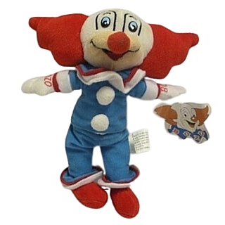 Television Character Collectibles - Bozo The Clown beanbag character