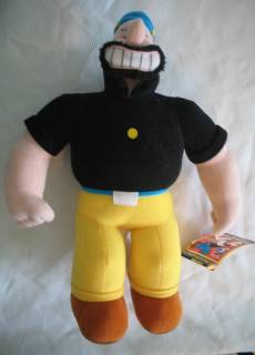 Popeye Collectibles - Brutus Stuffed Plush Doll
