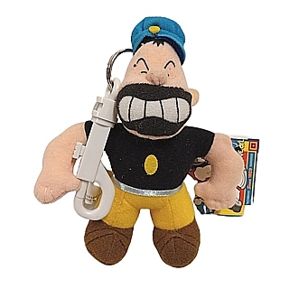 Popeye Collectibles - Brutus Plush Keychain Clip