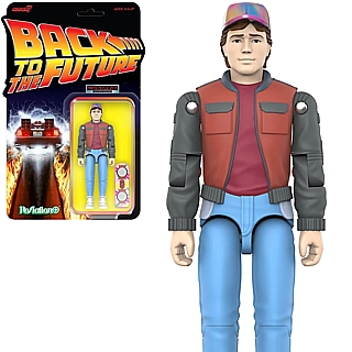 80's Movie Collectibles - Back to the Future Part II Marty McFly 2015 ReAction Figure with Hoverboard