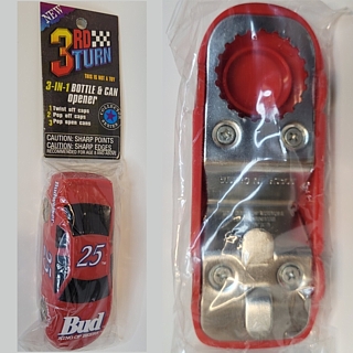 NASCAR Collectibles - NASCAR Bud Car #25 Bottle Opener