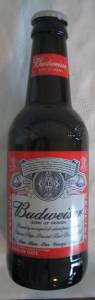 Budweiser Advertising Collectibles - Budweiser Beer Large Glass Bottle