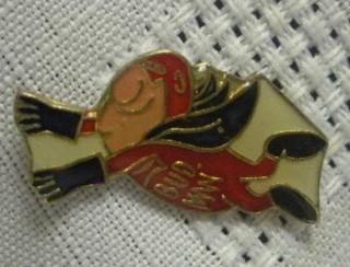 Budweiser Advertising Collectibles - Bud Man Tie Tack Lapel Pin