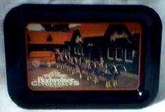 Budweiser Advertising Collectibles - Bud Metal Tip Tray