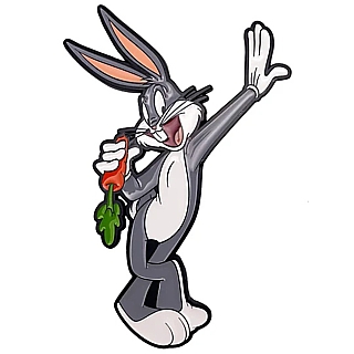 Looney Tunes Collectibles - Bugs Bunny Enameled Metal Figural Magnet