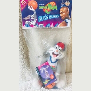 Television Character Collectibles - Looney Tunes Bugs Bunny Space Jam McDonald's Plush