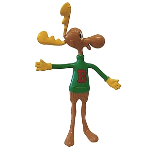 Rocky & Bullwinkle Collectibles - Bullwinkle Bendable Figure