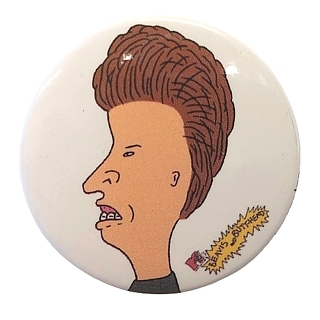 MTV's Beavis and Butt-head Collectibles - Butt-head pinback button