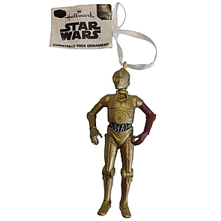 Star Wars Collectibles - C-3PO PVC Plastic Christmas Tree Ornament from Hallmark