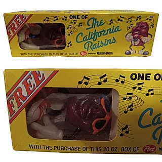 California Raisin Ben Indasun Post Cereal Boxed PVC Figure