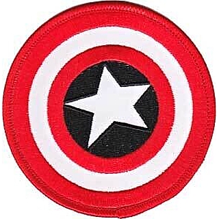 Marvel Comics Collectibles - Captain America Shield iron on Patch