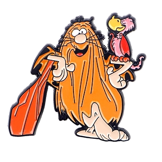 Captain Caveman Enamel Pin / Tie Tack