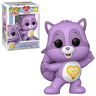 Cartoon Collectibles - Care Bears Cousins Bright Heart Raccoon POP! Animaton Vinyl Figure 1802 by Funko