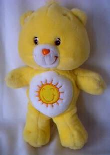 Cartoon Collectibles - Carebears Sunshine Bear Plush Stuffed