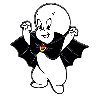 Classic Cartoon Collelctibles Casper the Friendly Ghost Enamel Pin / Tie Tack