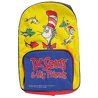 Cartoon Characters Collectibles - Doctor Seuss Cat in The Hat Book bag Back Pack